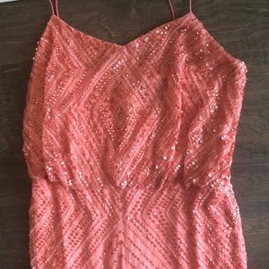 Aidan Mattox Bridesmaid beaded gown